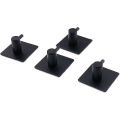 Miniatyrbilde 3 av 5: Sett med 3 bambuskroker for 0,75 mm dreadlocks med 1 krok, 2 kroker, 3 kroker for