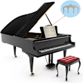 Miniatyrbillede 3 af 9: Bogstøtte Sider | Metal Nodeark Bog Holder - Musikstativ til Klaver, Keyboard, Stativ og Bog, Søde Klips til Sidemarkører, Festgave (Sølv) silver