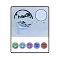 Miniatyrbilde 5 av 5: Bordlampe LED-lampe Fargerik 3 RGB-lys Hjemmekontor skrivebordslampe Dekor Blå