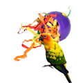 Miniatyrbild 4 av 5: 3 st/set Mångsidiga papegojträning leksaker fågelbur leksaker för parrotlet nymfkakadua