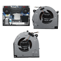 Miniatyrbillede 5 af 5: Bærbar computer Cpu Gpu køleventilator til Legion Y7000-2019 Y540-15irh 5f10s13886 Dc28000e3f1