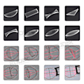 Miniatyrbillede 5 af 5: Fysik Geometrisk Optik Eksperimentssæt Lys Reflektion og Refraktion Undervisningsmaterialer Linse Prisma til Studerende Lærer
