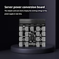 Miniatyrbillede 4 af 5: Breakout Board 17 Port 6Pin LED Display Strømmodul Serverkort Adapter til 1200W 750W PSU GPU Miner Mining BTC ETH