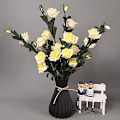 Miniatyrbillede 3 af 5: Vase Dekorativ Vase til Bryllupper, Festivaler og Fester 17 * 10 * 7cm Sort 2 Stk black