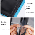Miniatyrbilde 4 av 4: Bestsalecard Oppbevaringsbok Kortalbum Mappe, 9 Spor, 360 Side Loading Lommemappe Black Four squares