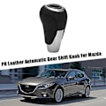 Miniatyrbilde 2 av 5: Automatisk girskiftknapp i skinn for 3 5 8 Mx-5 -5 -7 -9