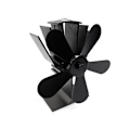 Miniatyrbillede 5 af 5: Træovn 5 Sort Thermo Fan Træovn