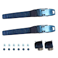 Miniatyrbilde 1 av 3: 2 sett justerbar lengde med spenne Enkel installasjon Praktisk Inline Skate Strap Set