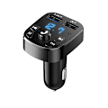 Miniatyrbillede 1 af 3: 3.1a Hurtigoplader Fm Transmitter Bluetooth-kompatibel Lyd Dual Usb Bil Mp3 Afspiller Autoradio Håndfri Oplader Bil Tilbehør
