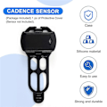 Miniatyrbild 5 av 5: Cykel Gel Skin Skyddsfodral för Sensor, , Datorsensor Svart Skydd, 1 st