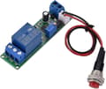 DC 12V Timer-relämodul, Högprecision Justerbar Fördröjning