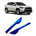 Miniatyrbilde 2 av 5: For 2020 2021 Øvre Midtre Grill Grill Listverk Striper Deksel Trim Bil Styling