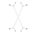 Miniatyrbillede 1 af 5: 2 stk. Justerbare Elastiske Suspender Gripper Holder Stropper Klip Til Seng Sengetøj Madrasovertræk Sofa C