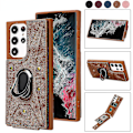 Pikkukuva 1 / 4: Nahkainen lompakkokotelo puhelimeen Yhteensopiva Samsung Galaxy S23 Ultra/s23 Plus/s23 Magneettirenkaalla ja korttipaikalla Brown S23 Plus