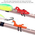 Miniatyrbillede 3 af 7: Lure Hook, Hook Holder, Agnsholder, Stang Hook Holder, Fiskeritilbehør, Agnsholder til Fiskegrej, 2 stk.