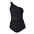 Miniatyrbild 4 av 4: Kvinnors enkla monokini bikini push-up baddräkt badkläder Red 4XL