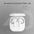 Miniatyrbillede 4 af 4: Trådløse hovedtelefoner, Qcy T13 headset Bluetooth 5.1 med mikrofon touch-kontrol, 40 timer