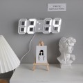 Pikkukuva 5 / 5: Suuri 3D LED-digitaalinen seinäkello red light