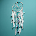 Pikkukuva 3 / 3: Käsintehty Unelmien Saalistaja, Bohemian Macrame-Seinätekstiili Mandala Kuu Unelmien Saalistaja