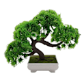 Miniatyrbillede 1 af 2: Pottet Desktop Display Have Levende Stue Kunstig Bonsai Træ Hjem Dekoration Gave