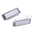 Pikkukuva 1 / 5: Auton LED-kilpien valot Espace Mk4 Scenic Mk2 2 Dacia Duster Lodgy Logan Mcv Iii