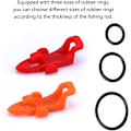 Miniatyrbillede 2 af 7: Lure Hook, Hook Holder, Agnsholder, Stang Hook Holder, Fiskeritilbehør, Agnsholder til Fiskegrej, 2 stk.