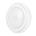 Miniatyrbillede 2 af 4: Rund LED natlys infrarød sensor lyskontrol lampe til soveværelse hjem (hvidt lys)