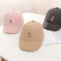 Miniatyrbilde 1 av 2: Vår Sommer Myk Bomull Baby Brev Cap Hatter Justerbar Baseball