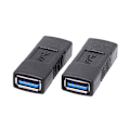 Miniatyrbillede 2 af 4: 2 stk. USB 3.0 Type A hun til hun adapter kobling køn skifter stik