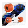 Miniatyrbillede 3 af 5: 4 stk. Skateboardhjul Elastisk Pu Slidstærk Fleksibel Holdbar 65x45 Pu Skateboardhjul Sports Oran
