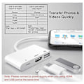 Pikkukuva 4 / 5: Unitrox 3-in-1 HDMI OTG-sovitin, digitaalinen AV 1080p HDMI-sovitin USB OTG -naaraskaapelilla ja latausportilla, USB-muistitikun pidike, MIDI-näppäimistö, hiiri