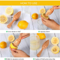 Miniatyrbillede 3 af 5: 2 stk. træ citruspresser citron håndpresser bøg træ håndholdt citruspresser nem at holde køkken juicepresser værktøj manuel appelsin lime citron juice presser