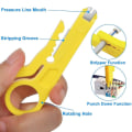 Miniatyrbillede 4 af 5: Netværkskabel Tester Rj45 Crimp Tool Kit Cat5 Cat5e Ethernet Crimp Tool, Rj-11, 6p/rj-12 Crimp,