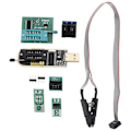 Pikkukuva 3 / 5: 1 Setti CH341A 24 25 Sarjan EEPROM Flash BIOS USB-ohjelmoija+SOIC8 SOP8 Testiklipsi+SPI 1.8V Adapteri+SOP8 SOIC8 - DIP8