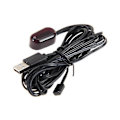 Miniatyrbillede 1 af 4: IR Extender Infrarød Repeater Fjernbetjening Modtager Emittere IR Fjernbetjening Repeater Usb Stik Til Boks