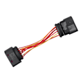Miniatyrbillede 2 af 5: Bil HID Xenon Forlygte 10 Til 14 Pin Stikadapter Til 1j0973835 1j0973737 Biltilbehør (haoyi