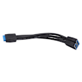 Pikkukuva 1 / 5: Emolevy USB 3.0 19pin/20pin Header 1 To 2 Extension Splitter -kaapeli 19pin sisäinen jatkopää