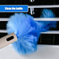 Miniatyrbild 2 av 5: Spin Duster Elektrisk - Multifunktionell 360° Spin Elektrisk Dammvippa | Dammsugare Batteridriven Med Tryckknapp För Möbel, Takfläkt, Vägg