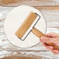 Miniatyrbild 5 av 5: Liten kavel, kavel i trä, non-stick pizzakavel, degkavel woodendouble-ended