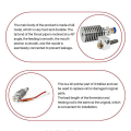 Miniatyrbild 2 av 5: V5 J Head Hotend Kit V5 Värmeblock För I3 Mega 3d Skrivare Delar Extrudrar Komponenter