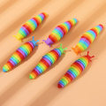Miniatyrbild 5 av 5: Fidget Slug, 3D Ledig Slug Fidget Leksak, Sensorisk Slug Leksak, Födelsedag Color random 14CM