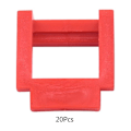 Pikkukuva 1 / 4: Pystysuora PCI-e-nousukortin pidike lukitus PCI-e-kaapelille Red 1 set of 20