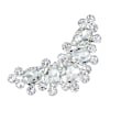 Miniatyrbillede 2 af 3: 1 par elegante design rhinestone sko klips brud bryllup fest krystal