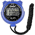 Miniatyrbillede 1 af 5: Stopur Timer Sports Dommer Digitalt Ur Bærbart Vandtæt Stopur Interval Træningstimer Abc Blå Udendørs Digital Timer Med Lanyard