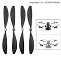Miniatyrbilde 3 av 5: 4 stk Drone Propeller Støysvake Slagfast ABS Reserveblader Drone Tilbehør For Gopro Karma