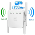 Pikkukuva 1 / 5: 1200mbps langaton Wifi-vahvistin Repetidor Repeater White US plug