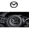 Miniatyrbild 1 av 4: Maxdool Röd Rattöverdrag Dekal Sekvenser Ram Trim För Mazda 3 6 Cx-3 C