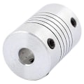 Miniatyrbillede 3 af 5: 6mm til 8mm Akselkobling 25mm Længde 18mm Diameter Kobling Aluminium Legering Ledforbindelse til 3D P