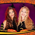 Pikkukuva 2 / 5: Hämähäkinseittipanta Noitapäähine Setti: Spooky Hiusasusteet
