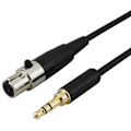 Miniatyrbillede 4 af 5: 3,5 mm til 3-polet Mini XLR-hun til Bm800 pc-hovedtelefon-mixer-mikrofon-stereokamera-forstærker 0.